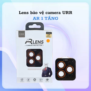 Dán Bảo Vệ Camera URR AR Original 1 tầng Cho iPhone - Kính Cường Lực Viền Hợp Kim Nhôm CNC, Chống Lóa Flash