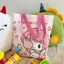 Túi vải hoạt hình Anime có giá trị cao Túi mua sắm một vai dung tích lớn dễ thương Túi đi học dành cho học sinh Túi hướng dẫn Giỏ mua sắm OHSF