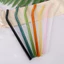 Ống Hút Thủy Tinh Chịu Nhiệt Borosilicate Cao Nhiều Màu Thủy Tinh Cong Ống Hút Phụ Nữ Mang Thai Trẻ Em Nước Uống Ống Hút 04SZ