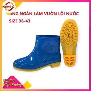 ( NHIỀU SIZE )Ủng Đi Mưa Người Lớn - Ủng Ngắn Làm Bếp Làm Vườn - Ủng Bảo Hộ Lao Động SIZE 36-43