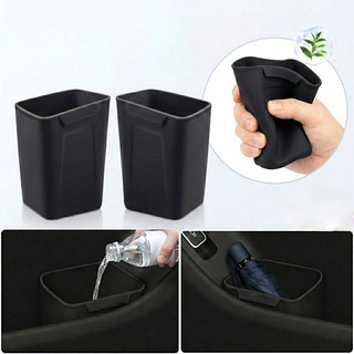Hộp lưu trữ ô tô SEAMETAL Thùng rác Giá đỡ ô 2 trong 1 Chống nước Dễ dàng làm sạch