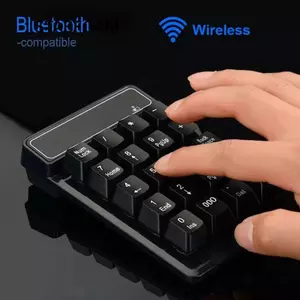 Bàn phím có dây không dây STABFOAM, Phím nổi Bàn phím số Bluetooth USB, Bộ thu Numpad 2.4GHz Mini 19 phím Số Pad