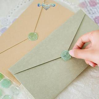 E-WOITD 18 Chiếc Màu Kẹo Vintage Sáp Con Dấu Tem Stiers Tự Làm Thêu Sò Người Lập Kế Hoạch Trang Trí Văn Phòng Phẩm Phong Bì Niêm Phong Thẻ E-WOITD
