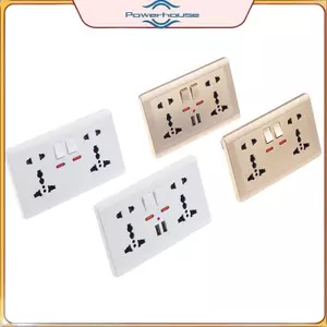 POWER Wall Power Soet Universal 5 lỗ 2.1A Cổng sạc USB kép Soet.
