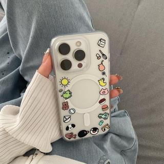 ins từ hút graffiti cho trường hợp iPhone 1516 12iPhone1314promax dễ thương