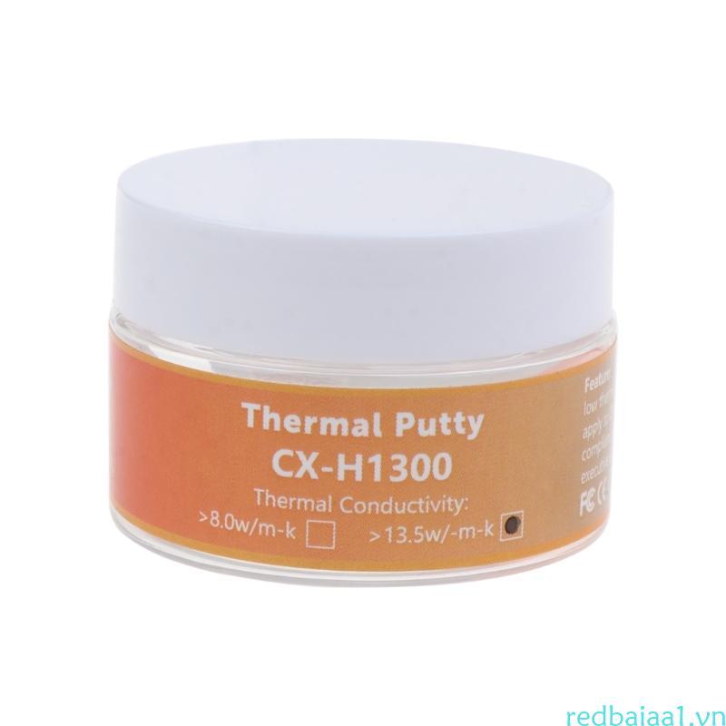 Redbaiaa1 CXH1300 Hiệu Suất Nhiệt Putty Silicon Nhiệt Mỡ 13 5W mK Cho CPU Tản Nhiệt Quạt Làm Mát VGA