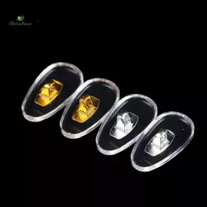 10 Đôi Vít Silicon Trên Miếng Lót Mũi Nẹp Hỗ Trợ Kính Hỗ Trợ NosePad mới