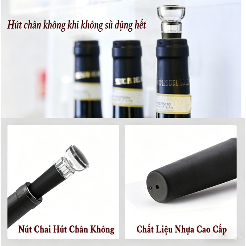 Dụng cụ mở nút chai rượu vang đỏ tự động tích hợp lưỡi cắt, bao gồm cáp sạc, một phụ kiện nhà bếp tiện lợi