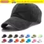CORALTIDE Bố Mũ Vintage Giặt Cotton Có Thể Điều Chỉnh Mũ Snapback