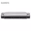 Guansfs Huairdum Harmonica 10 Lỗ Kim Loại Đồ Chơi Trẻ Em Blue Rock Jazz Harmonicas Dân Gian Bạc dành cho Những Người Yêu Âm Nhạc