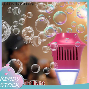 < Pluscloth > Máy bong bóng tự động có chân đế, nhạc đèn ngủ – Máy tạo bong bóng dọc ngoài trời cho đám cưới, sinh nhật, dã ngoại, cắm trại, tiệc tùng – Đồ chơi trẻ em vui nhộn cho Đông Nam A