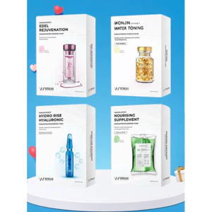 Mặt nạ Wonjin Effect HQ: Edel Rejuvenation + Hydro Rise Hyaluronic + Nourising Supplement + Water Toning CD205
