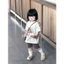 Set Bé Gái HỌA TIẾT CÚN HOẠT HÌNH QC66 K.Kid Bộ Mùa Hè Chất Cotton Mềm Mát Size 8-20kg M99