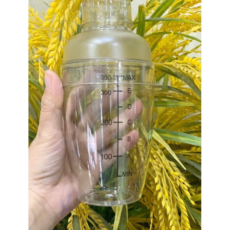 ( Tặng chày dầm hoa quả) Bình Lắc Shaker Nhựa 300ML - 530ML - 700ML Bình Lắc Pha Chế Shaker Cocktail