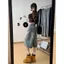 Quần short crop Denim cỡ lớn mùa hè dáng rộng mỏng hơn màu nhạt