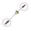 2 Chiếc Kim Loại Trục Sau Trục Adapter Phụ Kiện Cho WPL D12 C14 C24 C34 B24 B36 MN D90 D91 MN99S RC Phụ Kiện Xe Hơi