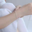 Vòng Tay Mạ Bạc Nữ Họa Tiết Sóng Nước Vòng Chân Phiên Bản Hàn Quốc Trang Sức Retro Đơn Giản Dây Xoắn Mỏng Dây Quà Tặng Nhỏ QONL