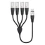 Bộ chia đầu vào nữ Yoo 3Pin XLR sang 4 đầu ra nam cho thiết lập âm thanh trực tiếp trong phòng thu