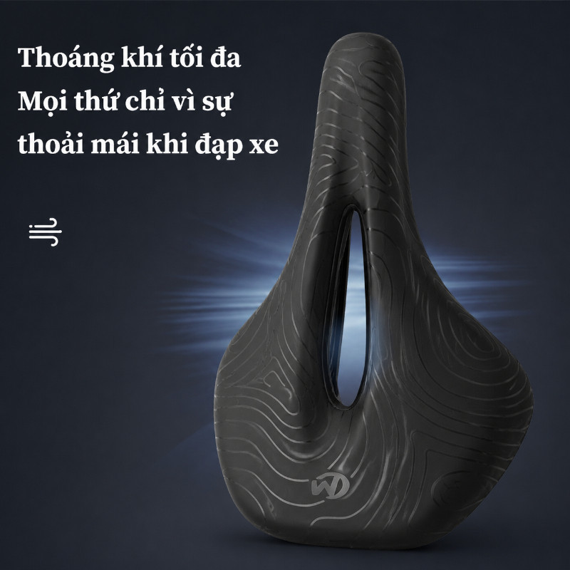 Yên Xe Đạp Siêu Nhẹ Thoải Mái – Đệm Êm, Thoáng Khí, Chống Nước, Chuyên Nghiệp, Dùng Cho MTB & Xe Thể Tha