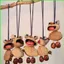 HT3 Dễ Thương Entada Bean Pod Túi Búp Bê Quyến Rũ Handmade Xe Mặt Dây Chuyền Thực Tế Quà Tặng Sinh Nhật TH3