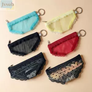Túi đựng mỹ phẩm JVSUB, Túi đựng đồ trang điểm hình trái tim ren, Lưới sáng tạo Túi đựng đồ vệ sinh Y2K trong suốt dành cho du lịch