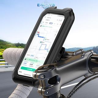 E-WOITD Xe Đạp Giá Đỡ Điện Thoại Xe Máy Chống Thấm Nước Giá Đỡ Tay Cầm Gắn Màn Hình Cảm Ứng 360° Giá đỡ điện thoại xe đạp xoay E-WOITD