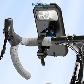 E-WOITD Xe Đạp Giá Đỡ Điện Thoại Xe Máy Chống Thấm Nước Giá Đỡ Tay Cầm Gắn Màn Hình Cảm Ứng 360° Giá đỡ điện thoại xe đạp xoay E-WOITD