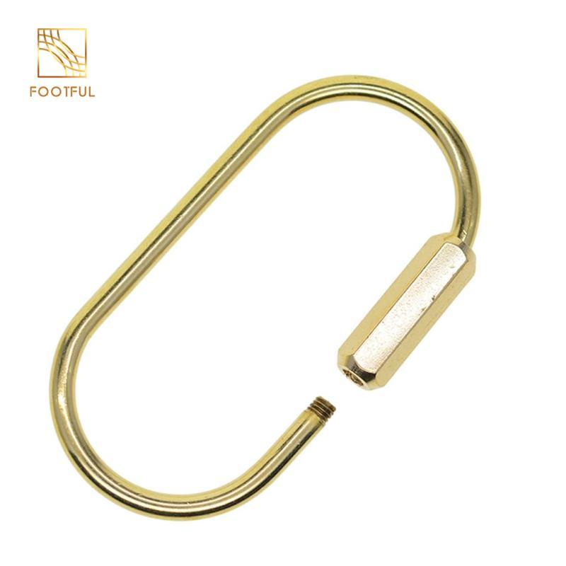 Vòng chìa khóa vàng đồng đa chức năng - Set 6 chiếc
