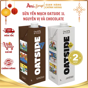 Sữa Yến Mạch OATSIDE 1L Nguyên Vị Và Chocolate Thơm Ngon Béo Mịn, Dinh Dưỡng Hoàn Hảo Cho Pha Chế