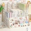 Cột Tập Tin Dung Tích Lớn Hộp Bảo Quản Bookend Kệ Sách Để Bàn Hộp Sắp Xếp Dữ Liệu Kệ Tập Tin Cột Giỏ Tập Tin KJL