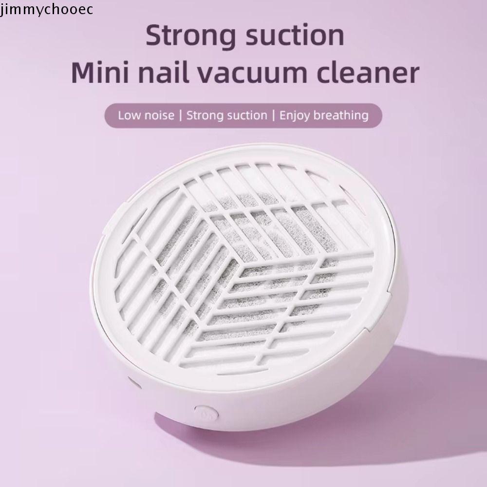 Máy hút bột móng tay Mini JIMMYCHOOEC, độ ồn thấp, hút mạnh, Plug-in USB, dễ dùng, máy hút bụi làm móng tay
