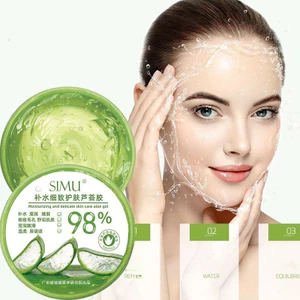 Gel Nha Đam dưỡng ẩm 98% SIMU MMEI'R 300ml , dưỡng da mặt, cấp ẩm sáng da mềm da dưỡng ẩm -SUNN0