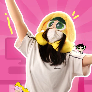 Bán Chính Hãng Powerpuff Bé Gái Đa Năng Ăn Trưa Nghỉ Gối Nhớ Xốp Bên Trong Lõi Hoạt Hình Sang Trọng Búp Bê Ngủ Gối Hình Chữ U