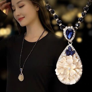 Phiên Bản Hàn Quốc Dây Chuyền Áo Len Thời Trang Pha Lê Dây Chuyền Vòng Cổ Lớp Áo Len Dây Chuyền Trang Sức 26.6.4.23