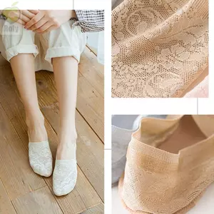 Tất ren thuyền nữ ROLY - Thoáng khí, chống trượt, phù hợp mùa hè