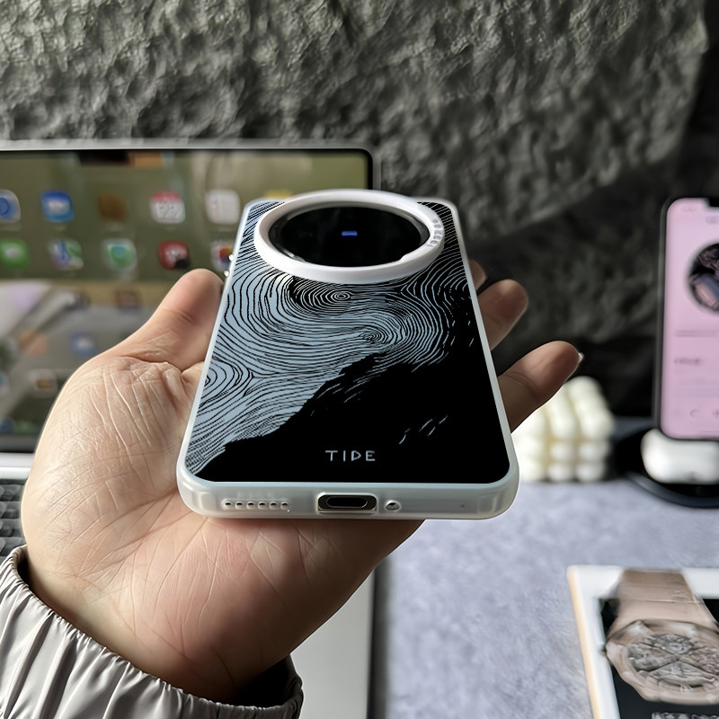 Ốp Điện Thoại Micro Matte “Wave Tide ” Cho Vivo X300 Ultra X300 Pro X200 Ultra X200 Pro X100S Pro V60 V50 V40 Vỏ Vivo Chống Sốc