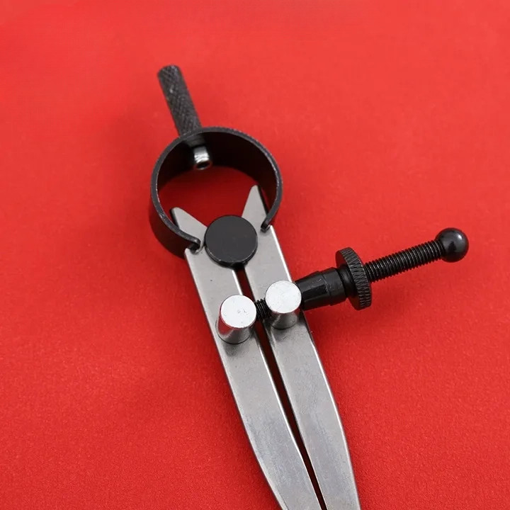 Compa điều chỉnh khoảng cách đa năng cho da Lấy dấu / Đánh dấu،Dụng cụ làm da،2 chấu / 2 mũi