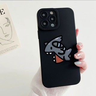 Ốp lưng iPhone hình cá mập silicone lỏng mềm - iP 7/8/X/XS/11/12/13/14/15/16/17/Plus/Pro/Max/Air