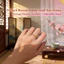 Nhẫn Hoa Vàng-Tone Nữ - Dây Xoắn Hoa Đào 3D - Thiết Kế Mở Có Thể Điều Chỉnh - Vintage Thẩm Mỹ Mặc Hàng Ngày