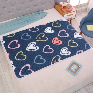 Tấm lót không kiểm soát không thấm nước có thể tái sử dụng Chăm sóc người lớn Underpad Thảm trải giường bằng vải Cotton có thể giặt được