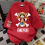 （24H SHIP）Áo thun nam và nữ-In hình hoạt hình-100% cotton-Phong cách và đa năng-Thoải mái và mềm mại-Dáng rộng-C1133