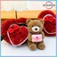【SKISOPGO】Gấu Bông Hình Trái Tim,Có Khóa Mở Ra Teddy Ôm Thư Dễ Thương,Thú bông 2in1 làm,làm quà tặng bạn gái ý nghĩa
