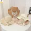 Mũ rơm chống nắng vành rộng dành cho nữ, dễ gấp gọn, phù hợp đi biển mùa hè