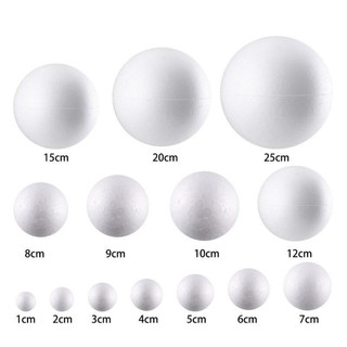 [HỎA TỐC HCM] Quả xốp tròn ( bóng tròn)  làm mô hình và đồ handamade nhiều size khoảng 3,5,6,7,8cm  angihome