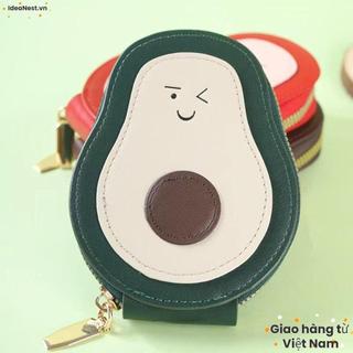 [Giao hàng từ Việt Nam] Hộp đựng thẻ IDEANEST, Hộp đựng thẻ 11 túi đựng thẻ Mini dung tích lớn, Ví đựng thẻ công sở bơ bằng da PU dễ thương dành cho nam