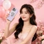INS White Camellia LOVE Giá đỡ điện thoại từ tính có gương cho vỏ nam châm và IPhone 13 15 16 17 Pro Max 14 Plus Giá đỡ vòng đeo tay có thể gập lại