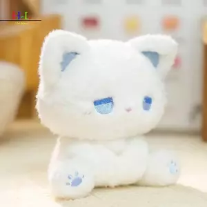 HL 1 CÁI Búp bê sang trọng động vật mềm 15cm Đồ chơi gấu cảm xúc dễ thương Đồ chơi sang trọng ngu ngốc Búp bê mèo Vải Đồ chơi búp bê cho trẻ em Quà tặng sinh nhật Quà tặng Giáng sinh LMWU