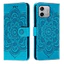 Ốp Điện Thoại Da Hoa Emboss Cho Honor 600 Lite 5G Honor 600Lite LNA-NX1 5G Ví Datura Flip Book Case Cover Funda