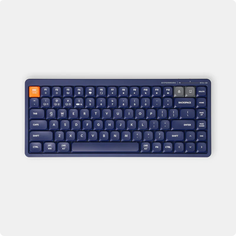 Bàn phím không dây HyperWork SilentKey Mini | TS01M - Hàng chính hãng