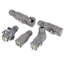 Đầu nối tải nặng hình chữ nhật HDC-HA-003 / 4 / 5 lỗ 6 chân 8 lõi Ổ cắm hàng không chống nước Nam Nữ Mông Cắm